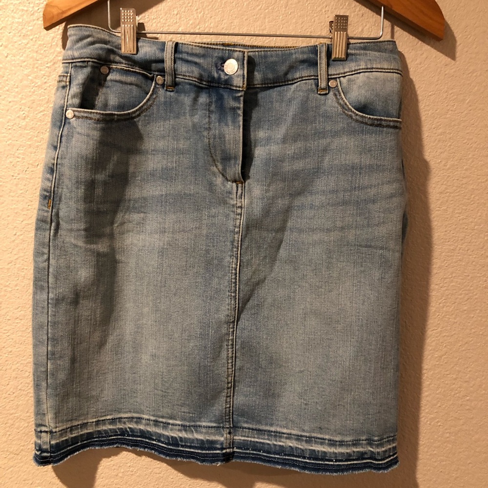 NWT NEW Talbots Denim Skirt Women’s Size 4